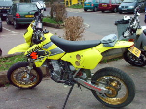 Suzuki DR Z400 motorcycle
